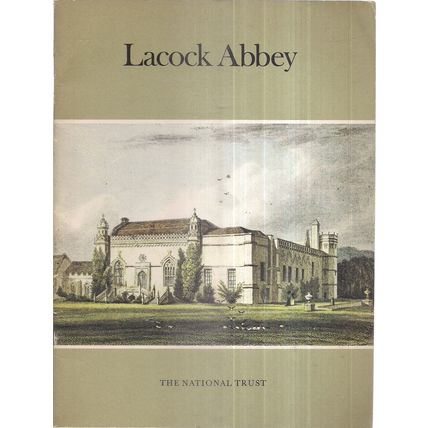 LACOCK ABBEY Wiltshire... guide book 1988 44 pages National Trust #