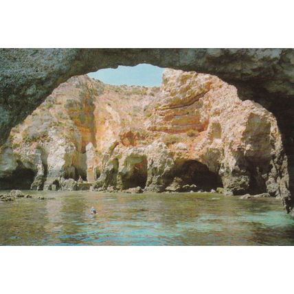 Ponta da Piedade Portugal Postcard used VGC
