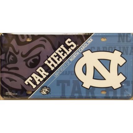 North Carolina Tar Heels Premium License Plate