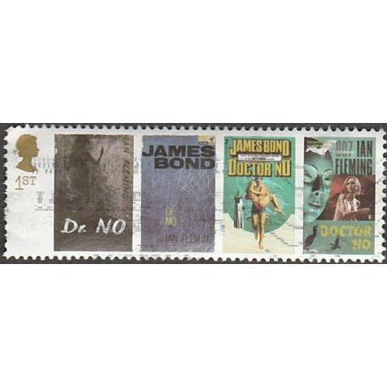 2008 Birth Cent. Ian Fleming, Author James Bond. 1st Value. Doctor No. Fine Used
