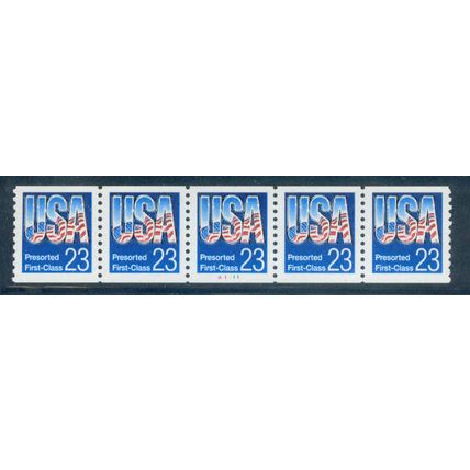 2606 23c U.S. Flag Fine MNH PNC A1111/5 V0788