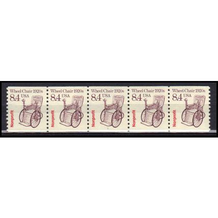 2256 8.4c Wheel Chair Very Fine MNH Dry Gum PNC 1/5 X3014