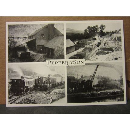 multiview PEPPER & SON unused postcard by Amberley Museum ARUNDEL SUSSEX =