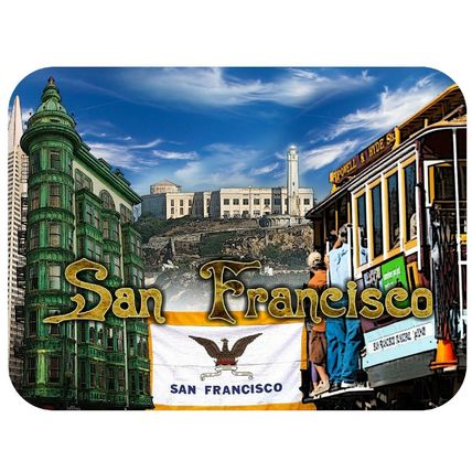 San Francisco California Fridge Magnet