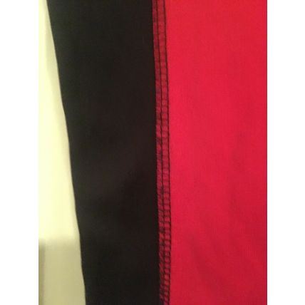 NCAA Georgia Bulldogs Women's Juniors Red & Black Athleic Shirt Top Size Large