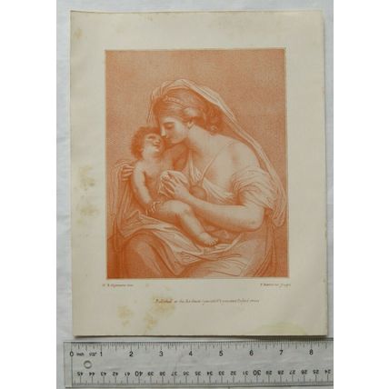 1903 illustration: Madonna & Child