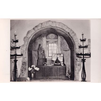 Aylesford Priory Chapel Kent Religious Altar Old RPC Postcard