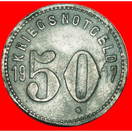 Ⰶ STARS FRANKFURT: GERMANY SPEYER★50 PFENNIGS 1917 UNCOMMON★LOW START★NO RESERVE
