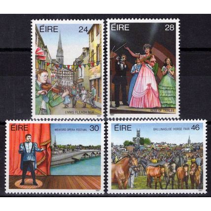 ZAYIX Ireland 695-698 MNH Festivals Opera Ballinasloe Horse Fair 101822S150