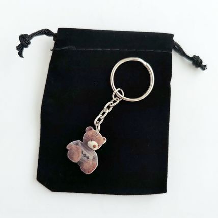 Bear Handmade Keyring Keychain Key Ring Hand Made Gift Cute 1 of 1 limited H3