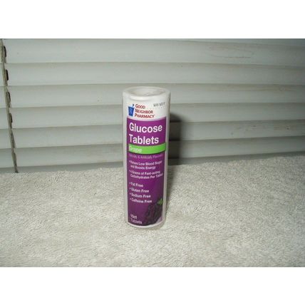 glucose tablets grape flavored 10 ct sealed good neighbor pharmacy brand