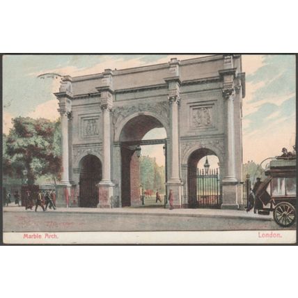 Marble Arch, London, 1906 - Postcard