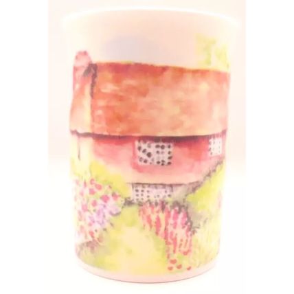 Country Cottage Mug Fine Bone China Ceramic 10 CM Gift Beverage Ceramic