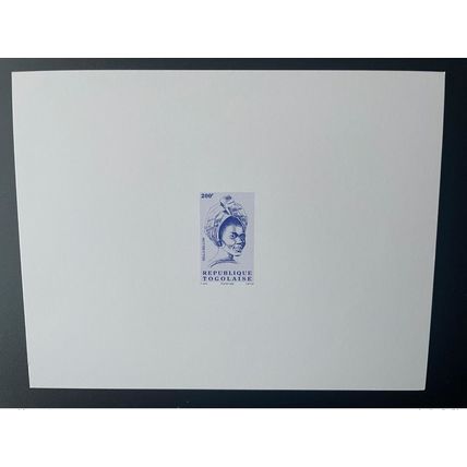 Togo 1998 Epreuve de Luxe Proof Mi. A2849 Série courante Bella Bellow 200 F MNH