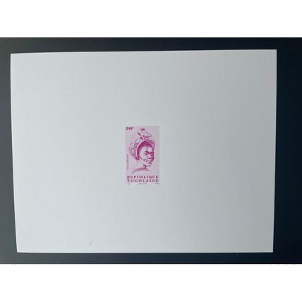 Togo 1998 Epreuve de Luxe Proof Mi. 2850 Série courante Bella Bellow 240 F MNH