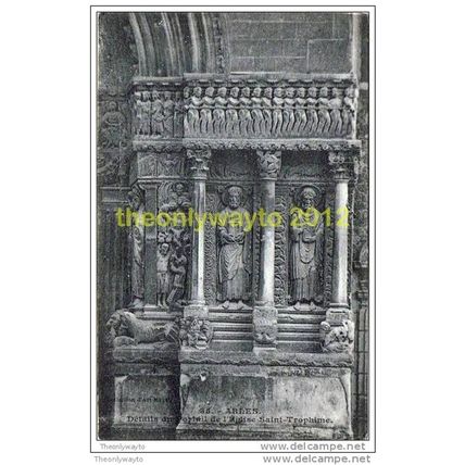 ARLES, DETAILS DU PORTAIL DE L'EGLISE ST TROPHIME, PROVENCE, FRANCE, Postcard