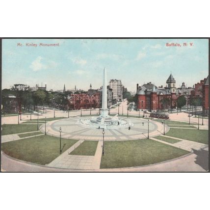 McKinley Monument, Buffalo, New York, c.1905-10 - Buffalo News Co Postcard