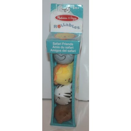 Melissa & Doug Safari Friends Rollables 2 Pack - Sealed