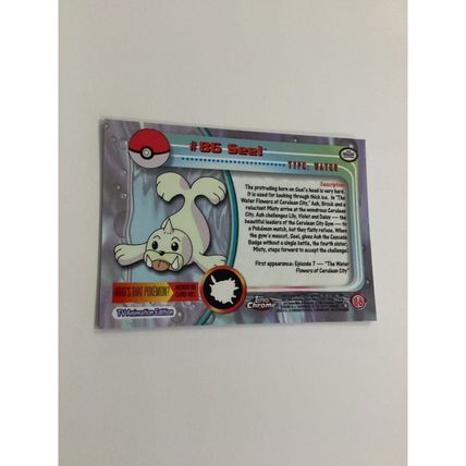 Pokemon Chrome Series 2 TOPPS 2000 #86 Seel NM/Mint Condition Brand New