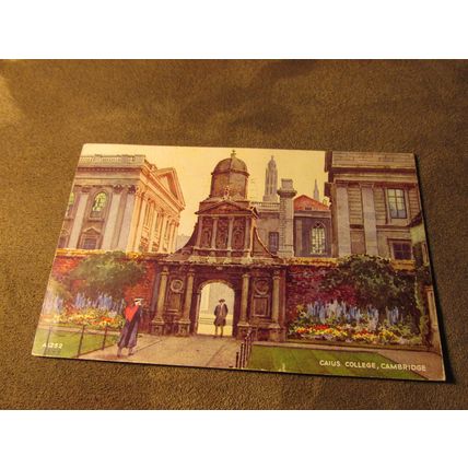 Valentines postcard - Caius College, Cambridge - Artist EWH / A1252