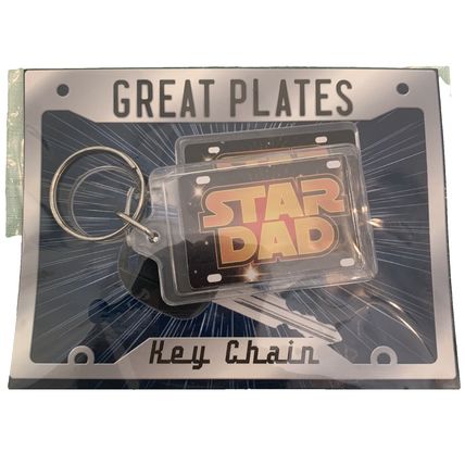 STAR DAD MY HERO Dad Keyring Gift Daddy Birthday Gift STAR WARS THEMED Acrylic