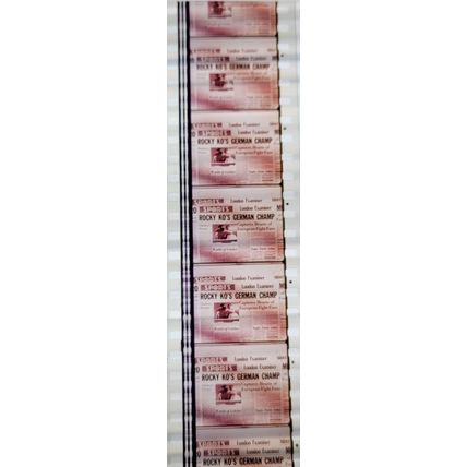 Pk GEB - B - MIX - b 041o. 1 STRIP OF 5 - 35MM FILM CELLS. ( R ? )