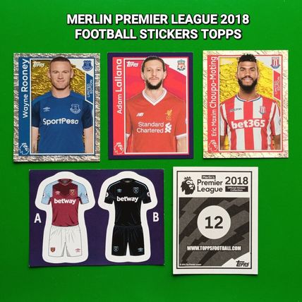Merlin Premier League 2018 football Stickers Topps