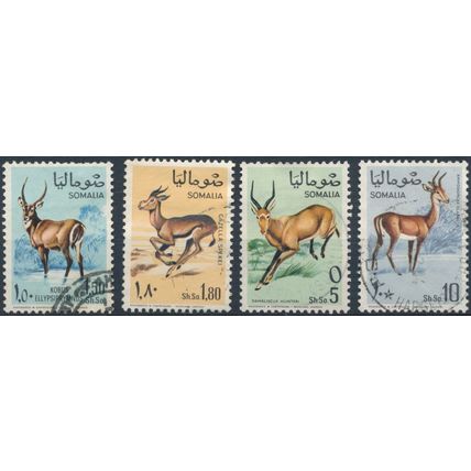 Somali Antelopes: 4 Values - Somalia 1968 - F H - MiNr 129/30 & 132/3