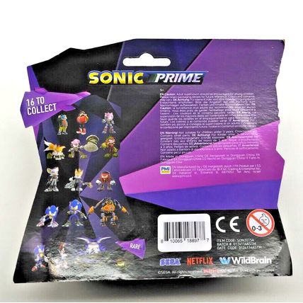 Amy Rose and Knuckles 2.5" Figure Set - SEALED! (Sonic Prime) FAST SHIP!