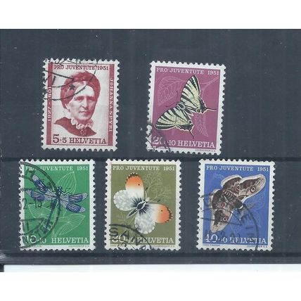 Switzerland stamps. 1951 Pro Juventute used CV £23+ (AL984)