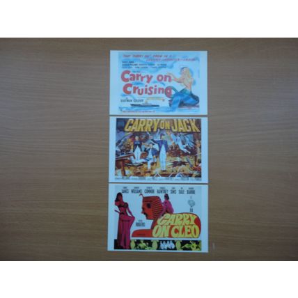 Carry On Cruising & Jack & Cleo Postcard Bundle London Postcard Company