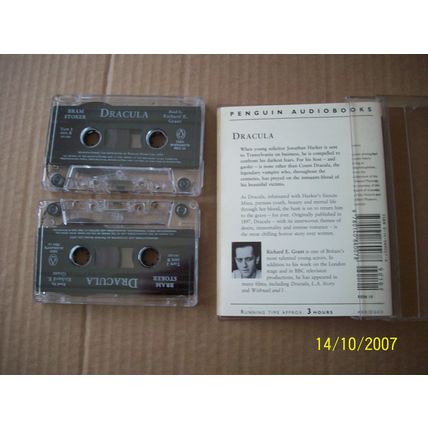 Dracula by Bram Stoker -X2 Cassettes-Penguin Audiobooks