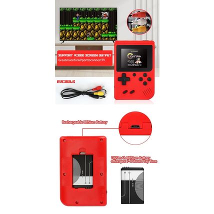 Handheld Game Console Portable Gameboy Box Arcade Classic Video Game Retro