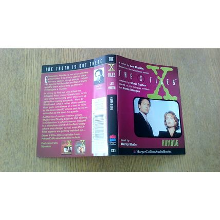 THE X-FILES: HUMBUG by Les Martin Audio Book (2 Cassettes) Harper Collins (1996)