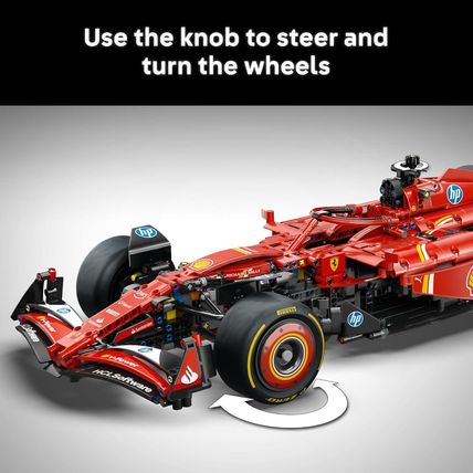 LEGO Technic Ferrari SF-24 F1 Model Car Kit - Building Set for Adults, Ages 18+
