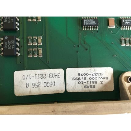 ABB DSQC 256A,3HAB 2211-8,3HAB 2211-1/1, SENSOR INTERFACE Plc Card,DD,Er,DC,Az