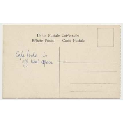 Cape Cabo Verde SAO VICENTE Festa de S Joao Feast of St John early 20th C. RPPC