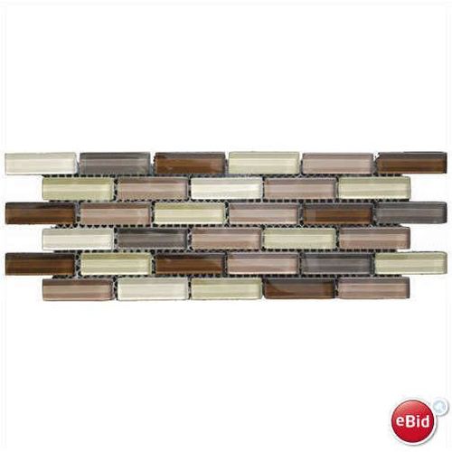Polished Glass Mosaic - Blend Brick