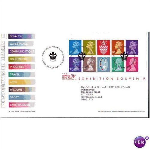 2000 'MATTHEWS PALETTE' F.D.C (BUREAU F.D.I) (EBID555)