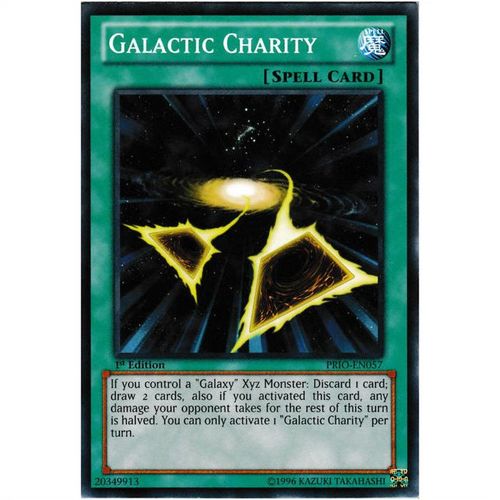 YuGiOh Primal Origin - PRIO-EN057 - Galactic Charity - 1st Edition