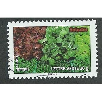 FRA 2012 ( LETTER 20g) 'GREEN VEGETABLES ' FINE USED (EBID41-159)