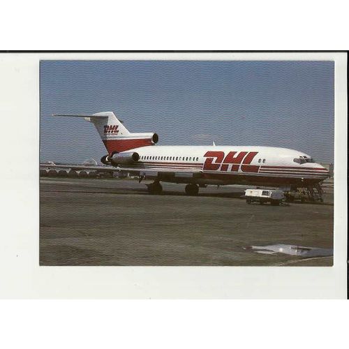 Aviation DHL BOEING 727-22C Postcard by World Aviation (WAP 30)