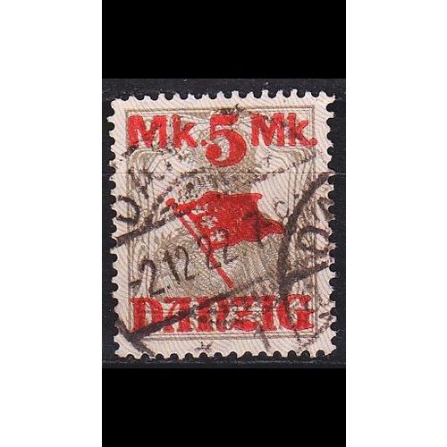 GERMANY REICH Danzig [1920] MiNr 0045 I ( OO/used ) [02]