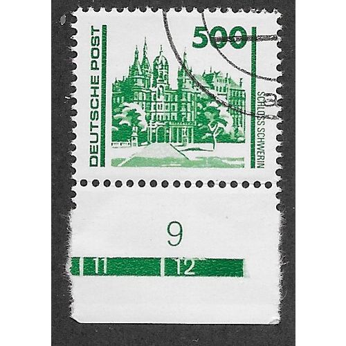 DDR 1990 10pf 'ALBRECHTSBURG' FINE USED (EBID62-120)