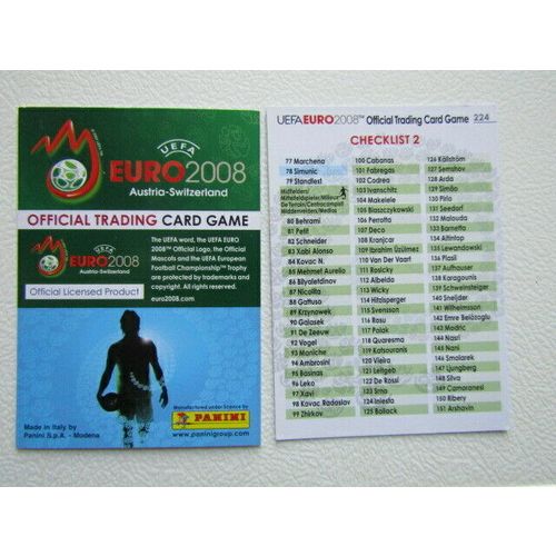 Panini 2008 EUFA EURO 2008 Football Cards Trading Card Variants (ef6)