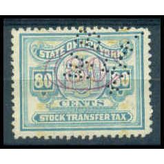 Used Revenue 80c N.Y. Stock Transfer Fine WA2833