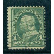 Used 279 1c Benjamin Franklin Average M04548