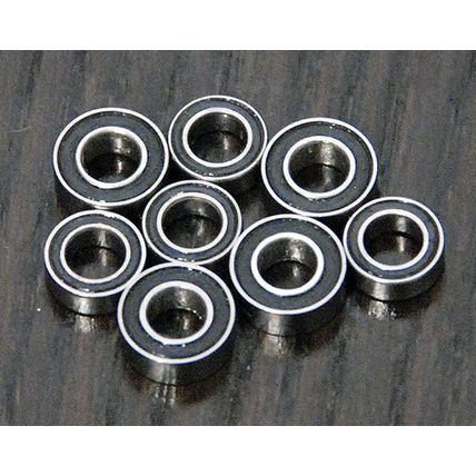 (8pcs) KYOSHO JET STREAM Rubber Sealed Ball Bearing Set