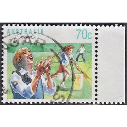 AUSTRALIA, 1989 70c Cricket, SG 1187 (Scott #1111), used