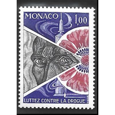 Monaco Stamp Scott #1086, Mint Never Hinged